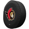 Ottawa Tire Cover w/ Senators Logo - Black Vinyl