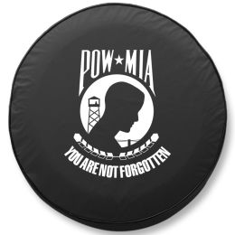 POW-MIA Tire Cover - Black Vinyl