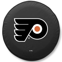Philadelphia Tire Cover w/ Flyers Logo - Black Vinyl