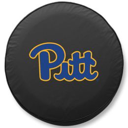 Pittsburgh Tire Cover w/ Panthers Logo - Black Vinyl