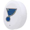 St Louis Tire Cover w/ Blues Logo - White Vinyl