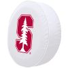 Stanford Tire Cover w/ Cardinals Logo - White Vinyl