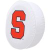 Syracuse Tire Cover w/ Orange Logo - White Vinyl