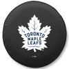 Toronto Tire Cover w/ Maple Leafs Logo - Black Vinyl