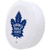 Toronto Tire Cover w/ Maple Leafs Logo - White Vinyl