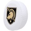 US Military Academy Tire Cover w/ Military Logo - White Vinyl