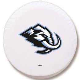 Utah Mammoth Tire Cover - White Vinyl
