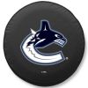 Vancouver Tire Cover w/ Canucks Logo - Black Vinyl