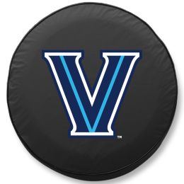 Villanova Tire Cover w/ Wildcats Logo - Black Vinyl