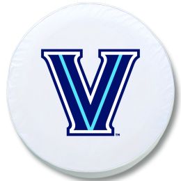 Villanova Tire Cover w/ Wildcats Logo - White Vinyl