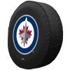 Winnipeg Tire Cover w/ Jets Logo - Black Vinyl