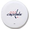 Washington Tire Cover w/ Capitals Logo - White Vinyl