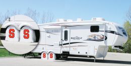 Syracuse Orange RV Tire Shade