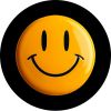 Yellow Smiley Face Emoji Spare Tire Cover