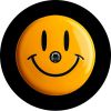 Yellow Smiley Face Emoji Spare Tire Cover