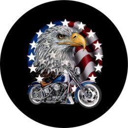 Eagle Flag Bike Spare Tire Cover