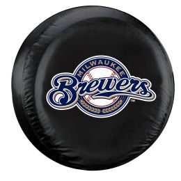 Milwaukee Brewers Standard Tire Cover w/ Officially Licensed Logo