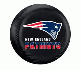 New England Patriots Large Spare Tire Cover w/ Officially Licensed Logo