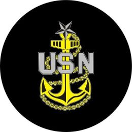 US Navy Logo w/ Anchor Spare Tire Cover