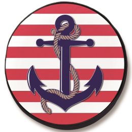 Anchor Spare Tire Cover - Black Vinyl