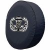 US Paratrooper Jeep Tire Cover w/ Military Logo - Black Vinyl