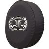 US Paratrooper Non Combat Jeep Tire Cover on Black Vinyl