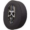 Back the Blue Skull Spare Tire Cover