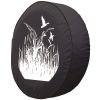 Ducks in Flight Tire Cover - Black Vinyl