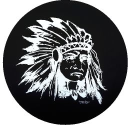 Indian Chief Spare Tire Cover