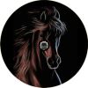 Electric Horse Tire Cover