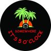 It's 5 o'clock Somewhere Malibu Spare Tire Cover