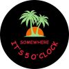 It's 5 o'clock Somewhere Malibu Spare Tire Cover