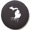 Michigan Roots Spare Tire Cover - Black Vinyl