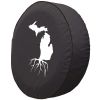 Michigan Roots Spare Tire Cover - Black Vinyl