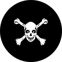 Skull and Crossbones Spare Tire Cover