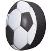 Soccer Ball Spare Tire Cover - Black Vinyl
