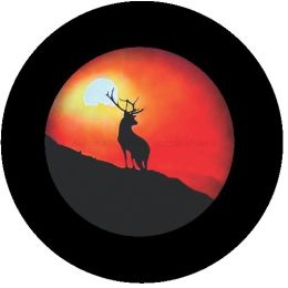Sunset Buck Spare Tire Cover