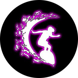 Surfer Girl Spare Tire Cover - Pink