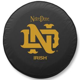 Notre Dame (Vintage) Black Spare Tire Cover
