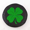 4-Leaf Clover Black Spare Tire Cover