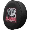 Alabama Tire Cover w/ Crimson Tide Logo - Black Vinyl