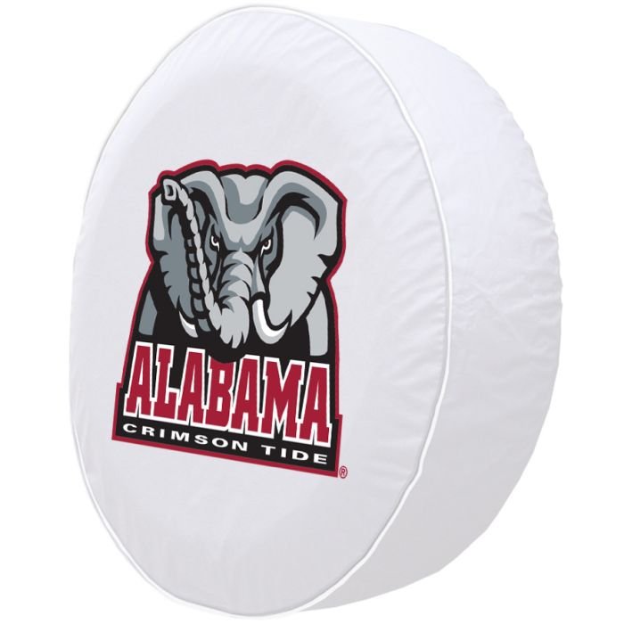 Alabama Tire Cover w/ Crimson Tide Logo - Black Vinyl