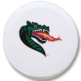 Alabama Birmingham Tire Cover w/ Blazers Logo - White Vinyl