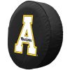 Appalachian State Tire Cover w/ Mountaineers Logo - White Vinyl