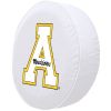 Appalachian State Tire Cover w/ Mountaineers Logo - Black Vinyl