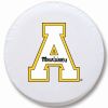 Appalachian State Tire Cover w/ Mountaineers Logo - Black Vinyl