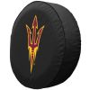 Arizona State Tire Cover w/ Pitchfork Logo - Black Vinyl