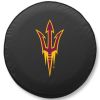 Arizona State Tire Cover w/ Pitchfork Logo - White Vinyl