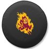 Arizona State Tire Cover w/ Sun Devils Logo - Black Vinyl