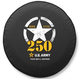 United States Army - 250 Years Black Tire Cover